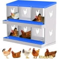 thumbnail image 2 of Chicken Nesting Box 6/8/10 Compartment Galvanized Steel Chicken Laying Boxes, Nesting Boxes for Chickens, Easy Egg Collection for Chicken Coop, Backyard, Farms, 2 of 9
