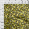 thumbnail image 2 of oneOone Cotton Jersey Yellow Fabric Abstracts Fabric For Sewing Printed Craft Fabric By The Yard 58 Inch Wide, 2 of 5
