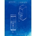 thumbnail image 2 of Borders, Cole 19x24 Gold Ornate Wood Framed with Double Matting Museum Art Print Titled - PP357-Faded Blueprint Arcade Game Cabinet Front Figure Patent Poster, 2 of 4