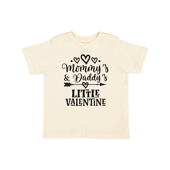 Inktastic Mommy Daddy Little Valentine Boys or Girls Toddler T-Shirt