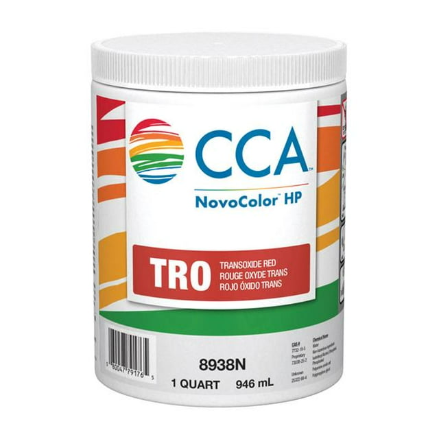Novocolor HP 1538362 1 qt. Trans Oxide Oil-based Paint Colorant, Red