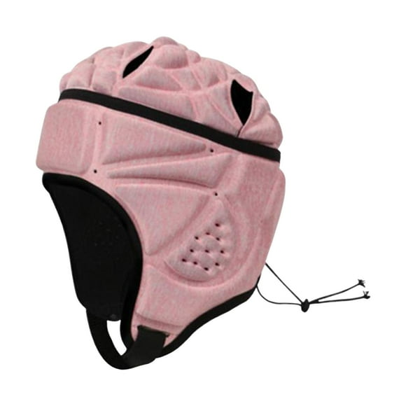 Casco de rugby Casco de rugby, Equipo de protección ultraligero Sombrero de portero, Casco de fútbol americano, para béisbol de fútbol de bandera Rosa