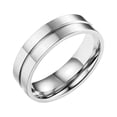 thumbnail image 2 of 5 anillos de joyería Strade Fareast Limited para mujeres y hombres, acero de titanio, 5 piezas, 2 of 8