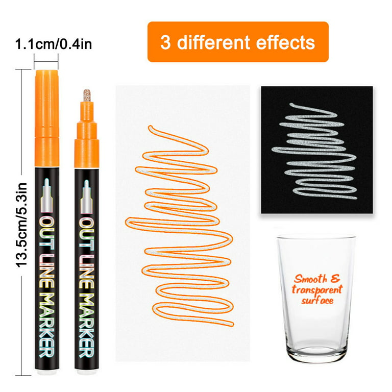 Colorblock Slim Pens Set of 2 – Dear Beni