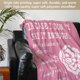 thumbnail image 3 of LHSHID Gifts for Her Pink Blanket with Rose Print Anniversary Birthday Mothers Day Valentines Day I Love You Gifts for Girlfriend Wife Soft Throw Blanket 40x50in, 3 of 5