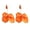 Orange, variant on Mightlink 1 Pair Rose Flower Petal Drop Earrings Exaggerated Dangle Earrings Women Piercing Stud Earrings Jewelry Gift