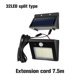 thumbnail image 5 of Luz alimentada por energía Solar, lámpara de jardín a prueba de humedad para exteriores, Sensor de movimiento PIR, lámparas impermeables, Suministros para perros 32LED  cable de extensión de 7.5 m Billuyoard PT004579-07, 5 of 6