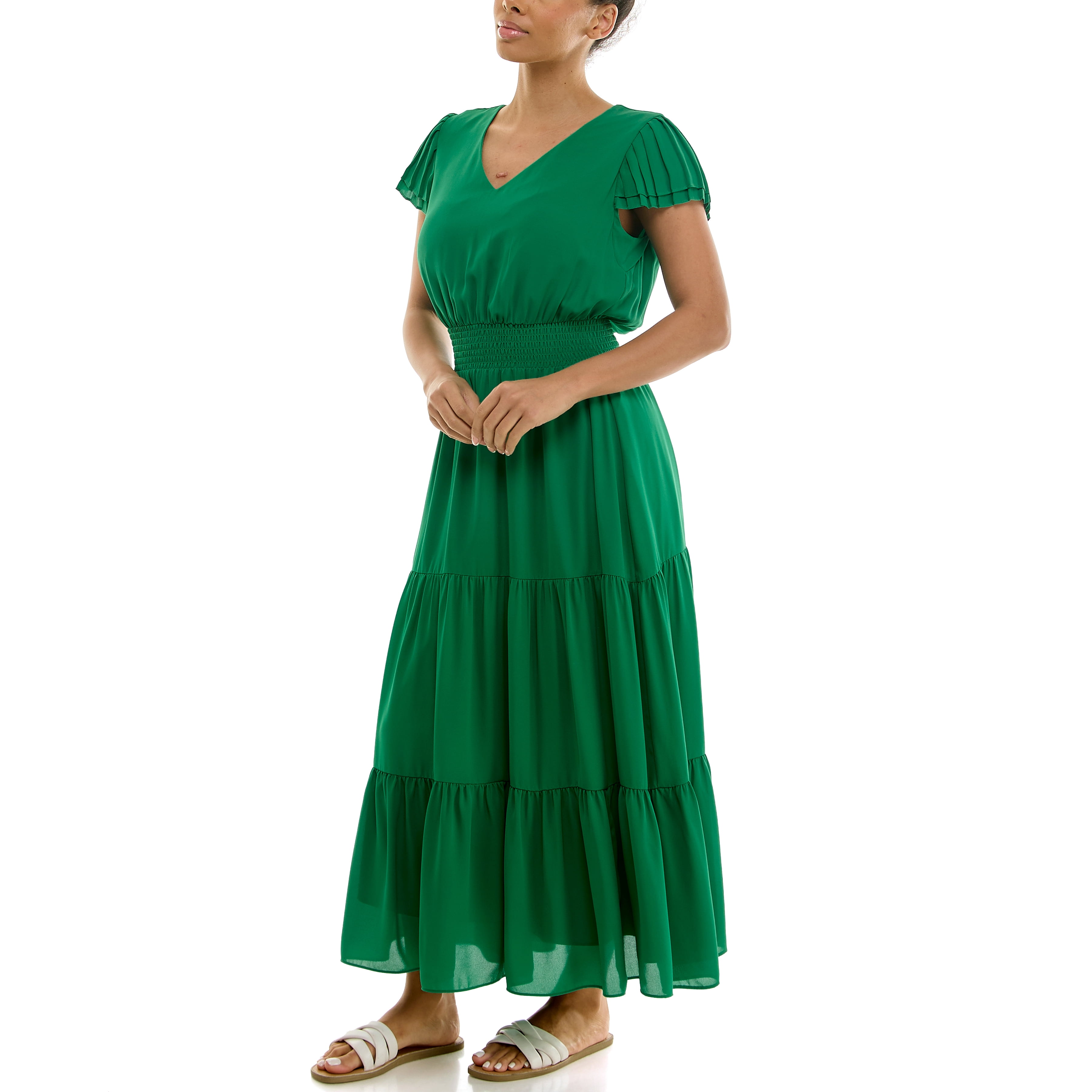 Nanette Lepore Women's Flutter Sleeve Midi Dress, Sizes XS-XXXL