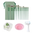thumbnail image 1 of 13pcs Makeup Brushes Kit With Wood HandleEyeshadow Brush Makeup Sponge Set Beauty Tools With Storage Bag, 1 of 9