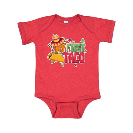 

Inktastic My First Taco for Cinco De Mayo Gift Baby Boy or Baby Girl Bodysuit