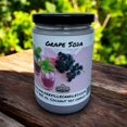 thumbnail image 3 of Grape Soda Coconut Soy 12 oz/ 355 ml Candle Hand-poured, Eco-friendly, Clean Burning, Fruity Bakery Food Drink Wood Wick, 3 of 5