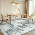 thumbnail image 3 of Modern Abstract Area Rugs for Living Room x Non Slip Machine Washable Rug Lightweight Low Pile Floor Carpet for Bedroom Dining Room Nursery Home Office Entryway Rugs Grey, 3 of 8