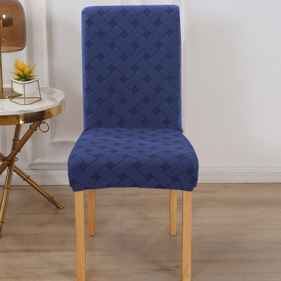 PRETXORVE Chair Covers, Thickened Alternate Jacquards Chair Cover Household Dining Chair Cover Dirttproof Chair Cover with Elasticity and Retractable
