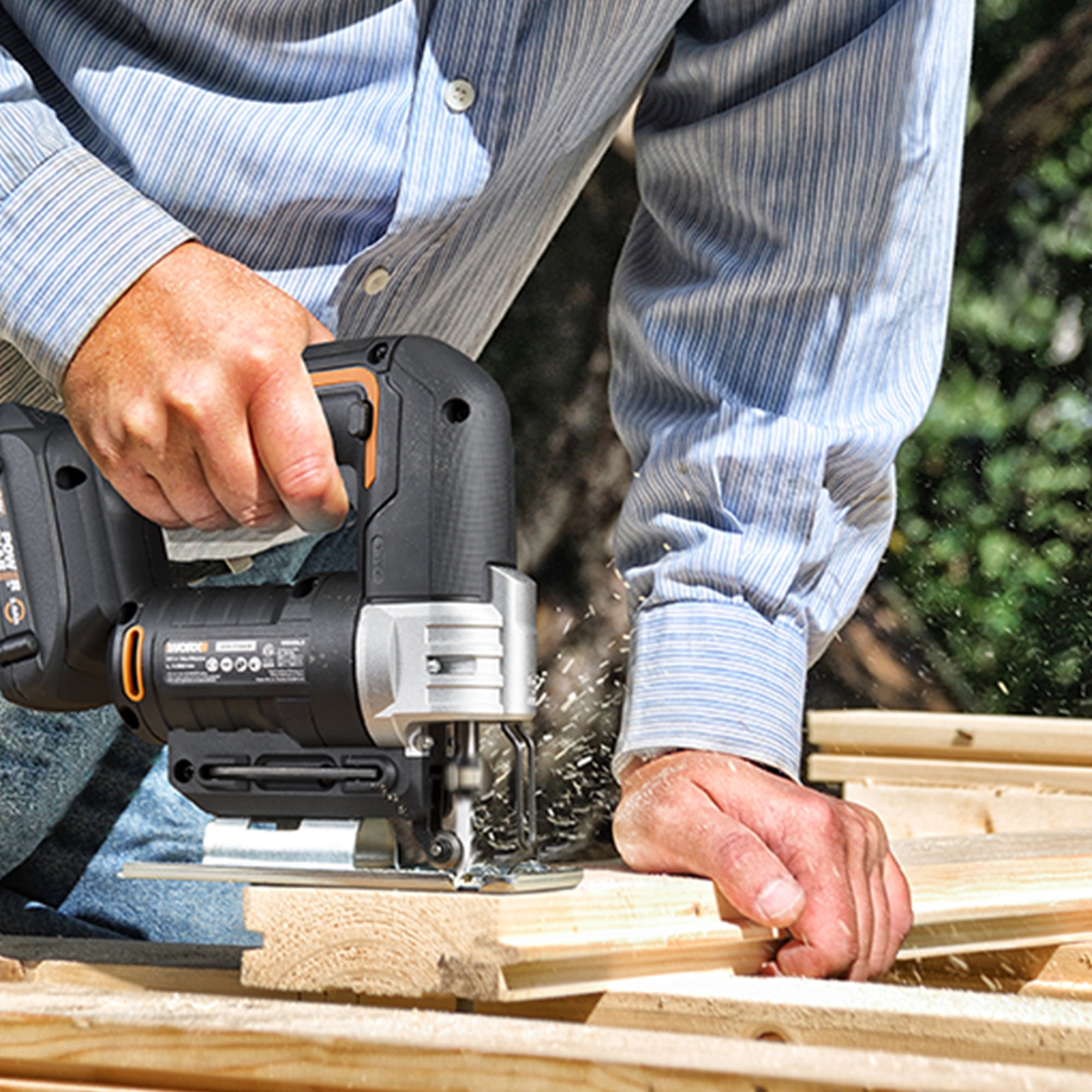 Worx WX543L.9 20V Power Share Cordless Jigsaw (No Battery and Charger Included - Tool Only)