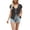 Black, variant on Women's Summer Short Sleeve Crochet Tie Front Open Knit Cropped Cardigan Lightweight Sweater Cover Up Clothing