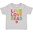 thumbnail image 3 of Inktastic Live Love Read Girls Toddler T-Shirt, 3 of 5