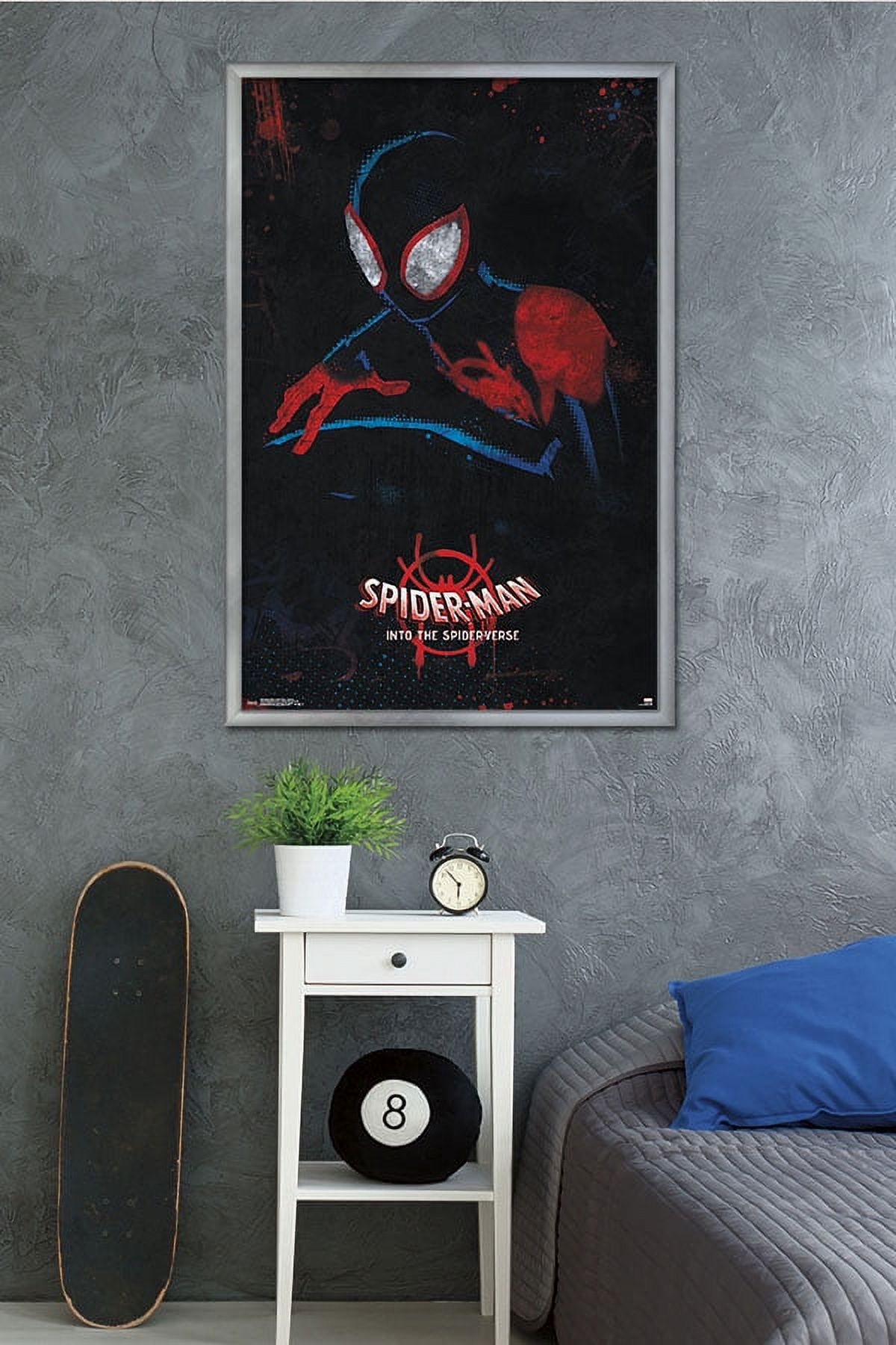 Marvel Spider-Man - Into The Spider-Verse - Shadow Wall Poster, 22.375" x 34", Framed