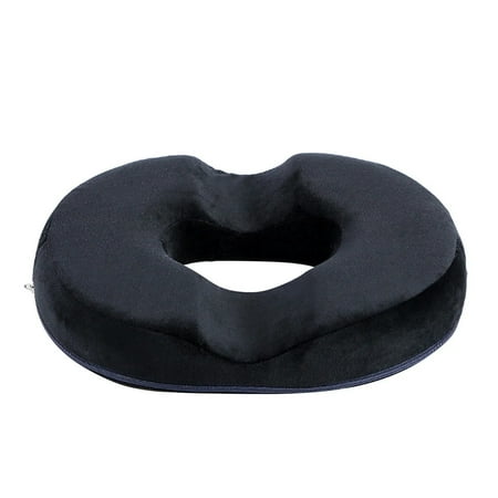 

Helenmas Donut Pillow Memory Foam Seat Cushion Hemorrhoid Tailbone Cushion Cushion Black