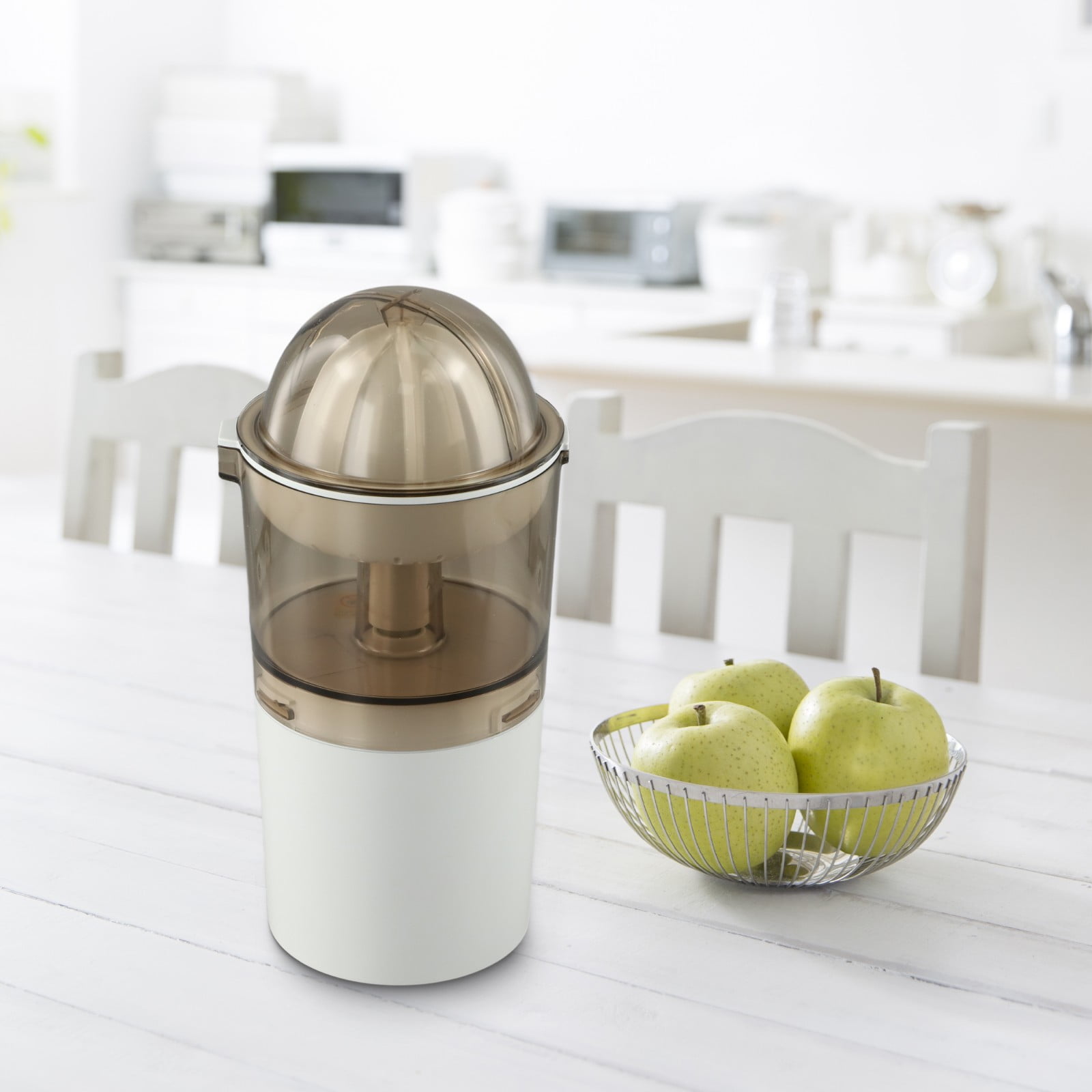 Citrus Squeezer Electric Citrus Juicer For Healthy Drinks Two Cones Long Battery Life Quiet Operation Safe Materials
