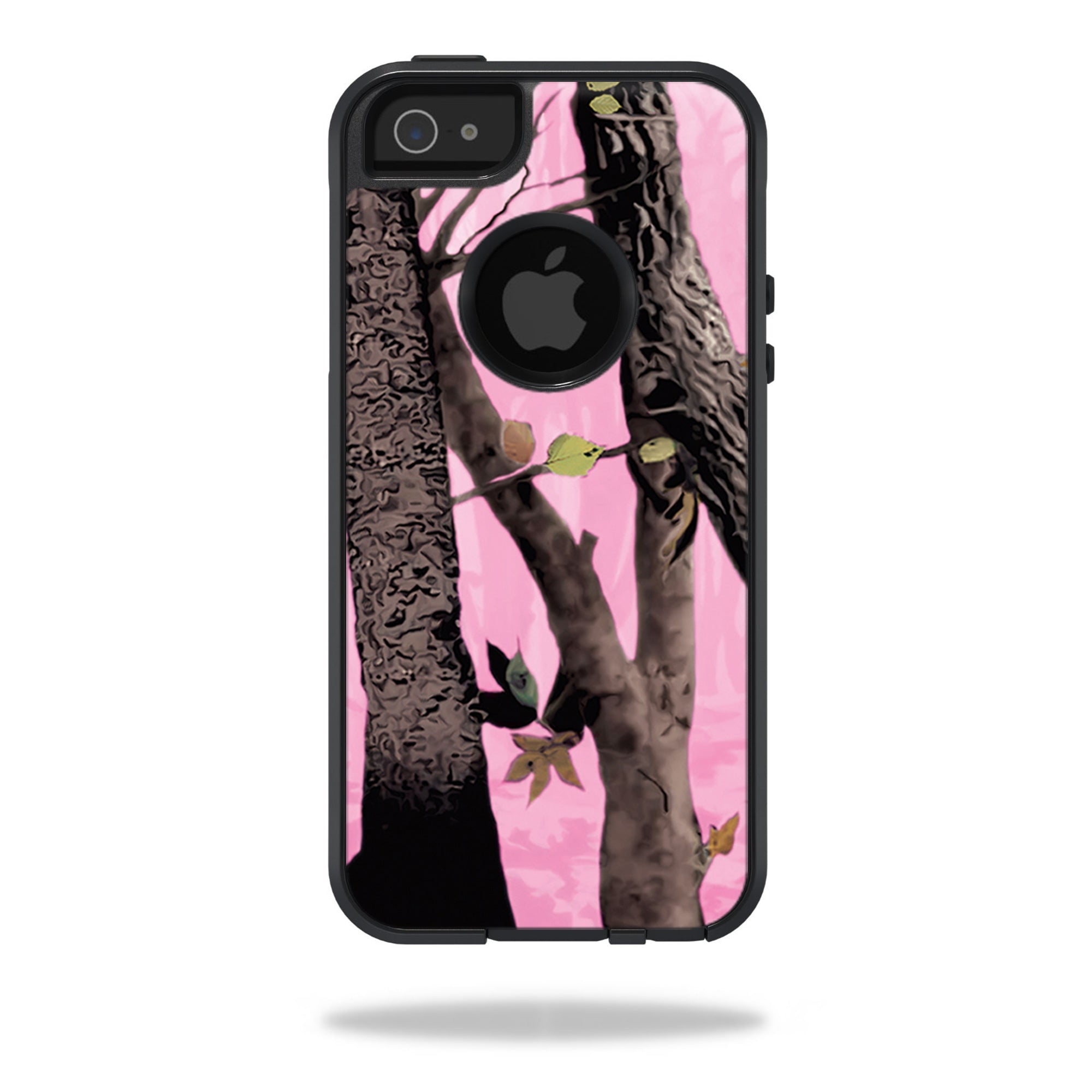 form Begivenhed jage Skin Decal Wrap Compatible With OtterBox Commuter iPhone 5/5s/SE Case Pink  Tree Camo - Walmart.com