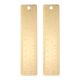 thumbnail image 1 of Uxcell 2 piezas Regla de Latón Dorado 12 cm (4.75 pulgadas) Regla de Escala Dual Métrica e Imperial, 1 of 6