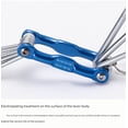 thumbnail image 3 of 8-Piece Compact Folding Hex Key & Torx Screwdriver Set - Small Flat Head, Surface-Processed Metal, Portable Multitool for On-the-Go Repairs & Maintenance, Easy Storage Design, 3 of 5