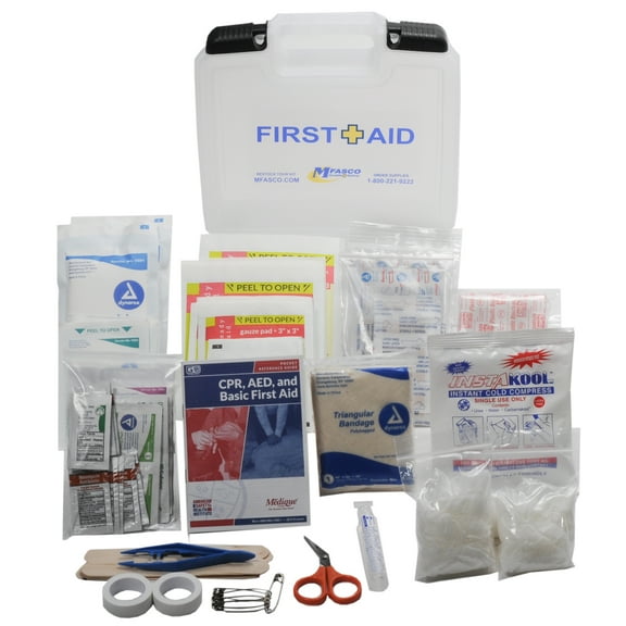 First Aid Kit Plastic Case 200 Piece by MFASCO
