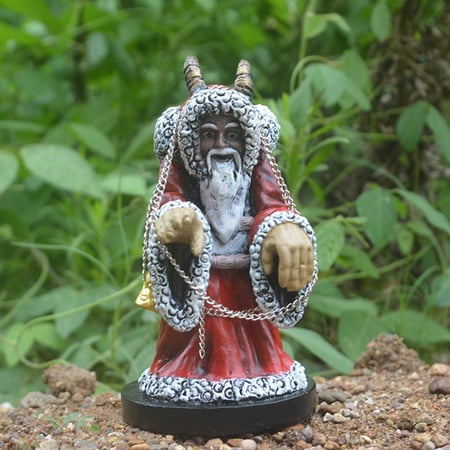 ADVEN Reverse Santa Sculpture Home Decorations Garden Resin Crafts for Bookcase Dining Table Bedside Table