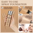 thumbnail image 5 of Flawless AirBrush Foundation High Coverage Foundation Smooth Creamy Matte Spray Foundation Makeup Kit For Mature Skin With Natural Nude Finish, Long-lasting Waterproof, 5 of 7