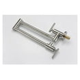 thumbnail image 4 of Pot Filler Faucet Wall Mount Brass Kitchen Folding Faucets Double-Jointed Swing and Dual Shut-Off Levers, 4 of 12
