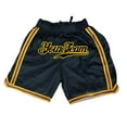 thumbnail image 2 of Custom Your Own Design Stitched Team Logo Name Number Basketball Shorts, 2 of 4
