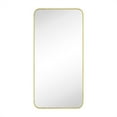 thumbnail image 2 of TEHOME Garnes Recessed or Surface Mount Framed Medicine Cabinet with Adjustable Shelves 20'' x 40'' - Brushed Gold, 2 of 9