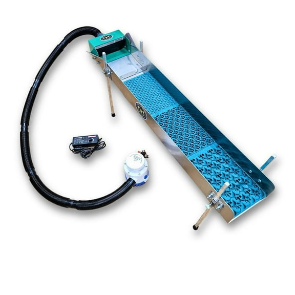 Prospector's Dream 8" x 47" Gold Highbanker Power Sluice Box Kit with 18" Leg Kit