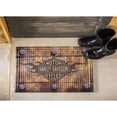 thumbnail image 2 of Harley-Davidson Bar and Shield Flames Embossed Floor Mat, 2 of 2