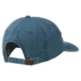 thumbnail image 4 of Heart Angel Wings Embroidered Washed Cap - Navy OSFM, 4 of 5