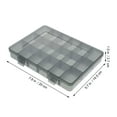 thumbnail image 2 of BRIGHTFUFU Organizer Box for Tools Plastic Parts Storage Case Multi Compartment 1Pack, 2 of 5