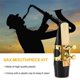 thumbnail image 5 of Alto Sax Saxophone Mouthpiece Plastic with Cap Metal Buckle Reed Mouthpiece Patches Pads Cushions, 5 of 5