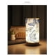 thumbnail image 4 of Lámpara de mesa de madera para dormitorio | Lámpara de noche con pantalla de tela y base caqui | Lámpara de noche ambiental para dormitorio infantil, guardería o dormitorio infantil., 4 of 6
