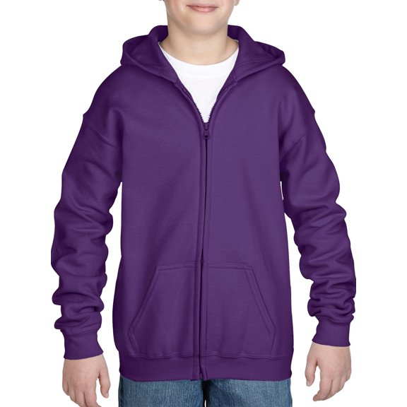 Gildan Kid's Heavy Blend Full Zip Hooded Sweatshirt