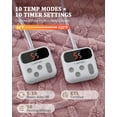 thumbnail image 4 of Electric Blanket CAROMIO King Size Dual Control Dusty Pink, 4 of 9