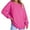 Hot Pink, variant on TKLPEHG Sweatshirts for Women Trendy Crew Neck Sweatshirt with Pocket Lightweight Loose Casual Long Sleeve Classic Solid Color Fashion Pullover (Beige,L)