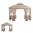 thumbnail image 1 of Garden Winds Replacement Canopy Top Cover for The Meijer L-GZ762PST-B Gazebo - RipLock 350, 1 of 4
