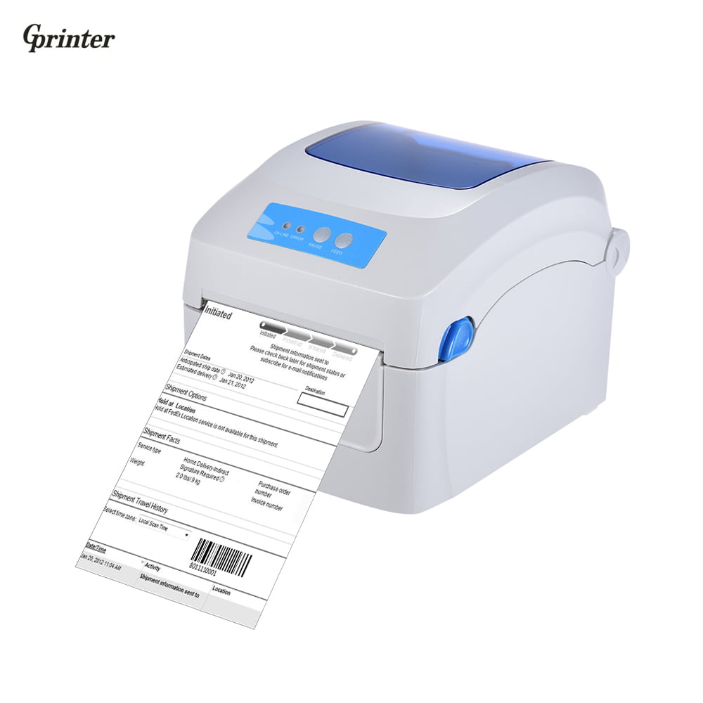 Gprinter GP-3120TL Thermal Printer Adhesive Sticker Barcode Label Graphic Printer High Speed 23-80mm Printing Width for USB POS Computer