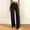 Black, variant on Capris for Women with Pockets Solid Draping Stretch Straight Leg Trousers Soft Elastic Fabric Classic Womens Dress Pants Comfortable Bottoms For All Occasions Pink S