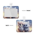 thumbnail image 2 of Kdxio Cute Animal Couple Card Badge Holder Work Badge Sleeve for Office, School, Factory, ID Credit Cards, Driver Licenses and Passes, 2 of 7