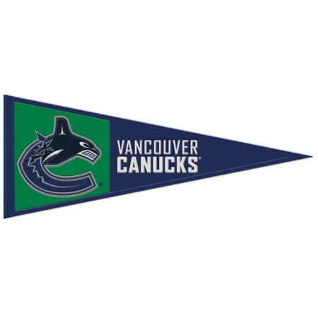WinCraft Vancouver Canucks 13 x 32 Wool Primary Logo Pennant