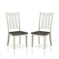 thumbnail image 4 of Furniture of America Elvorta Wood 5-Piece Dining Table Set in Antique White, 4 of 5