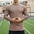 thumbnail image 5 of Mlzmgr Mens Shirts M-3XL Crew Neck Long Sleeve Loose Fitted Sports Gym Shirts for Men Workout Casual Tops, 5 of 5