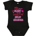 thumbnail image 3 of Inktastic My Heart Belongs to My Great Grandma Boys or Girls Baby Bodysuit, 3 of 5