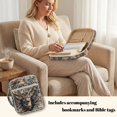 thumbnail image 3 of ZUXONGSY Camo Forest Deer Print Bible Case for Women Quilted Bible Cover Sturdy Scripture Bag with Handle Journal Case for Daily Commuter, 3 of 7